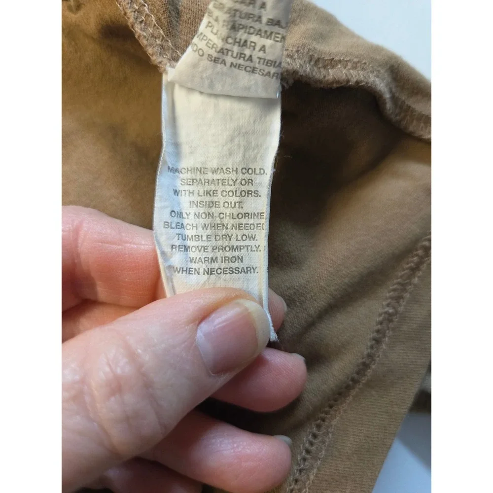 The Childrens Place Girls Tan Corduroy Heart Pocket Skort Skirt 18 Months